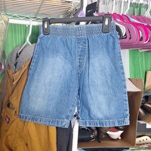 BOYS BLUE JEAN SHORTS SIZE 7